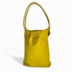 HANNAH EMILE Vibrant Yellow Leather bag